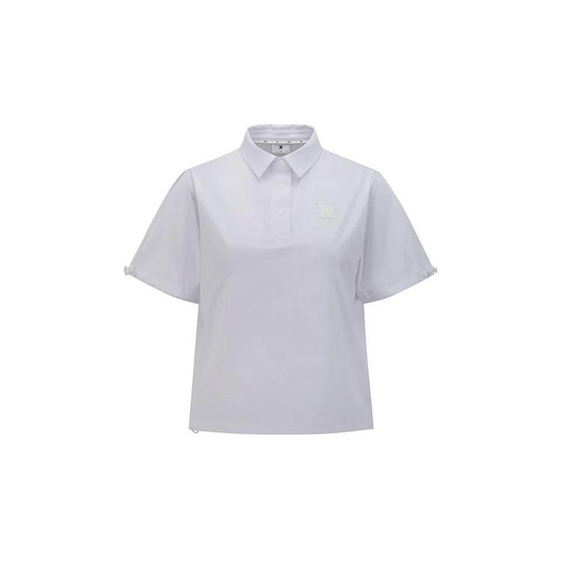 Women's Volume String Short Sleeve Polo