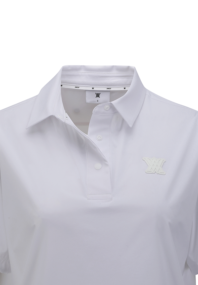 Women's Volume String Short Sleeve Polo