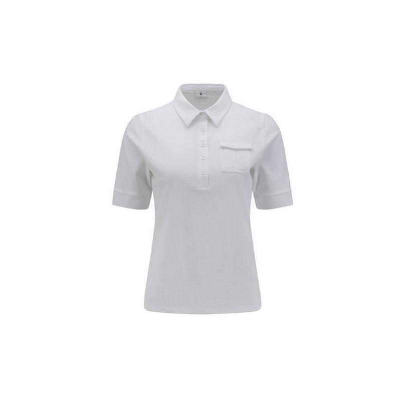 Women's Patch Pocket Short Sleeve Polo