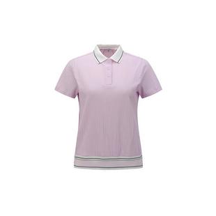 Women's Volume Blouson Short Sleeve Polo ANEW
