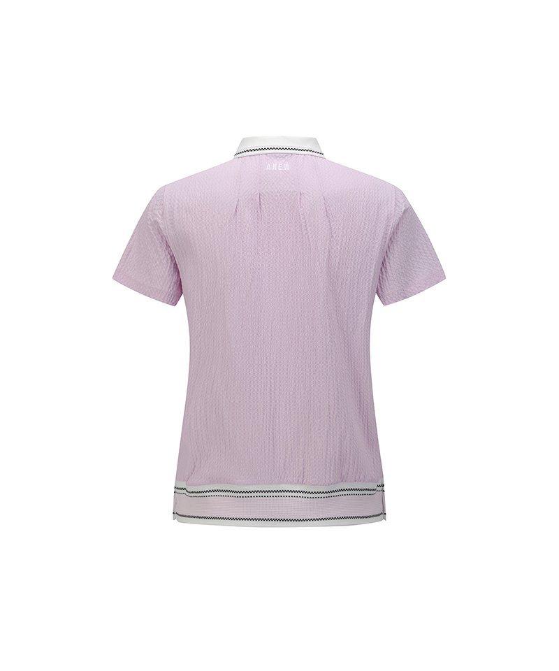 Women's Volume Blouson Short Sleeve Polo