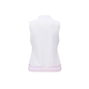 Women's Solid Sleeveless Polo ANEW