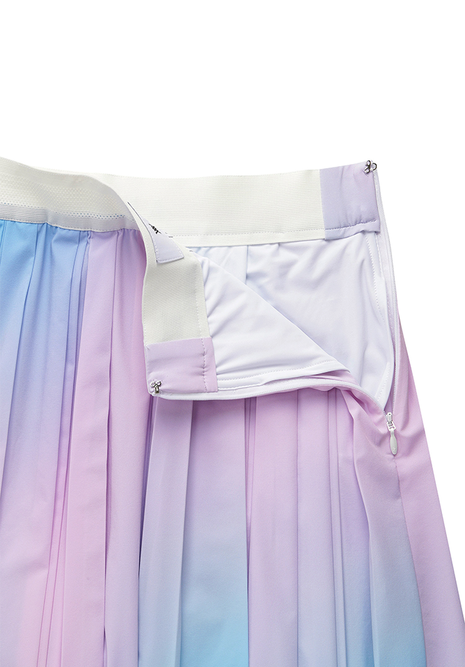 Women's Ombre Pleat Skirt