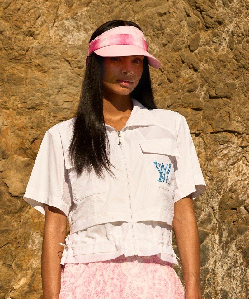 Women's Essential Short Sleeve Pleats Jacket
