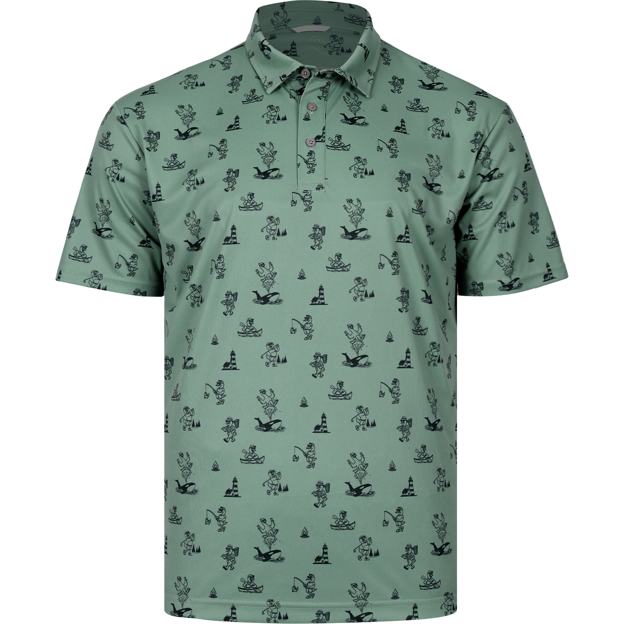 Men's Canoe Short Sleeve Polo