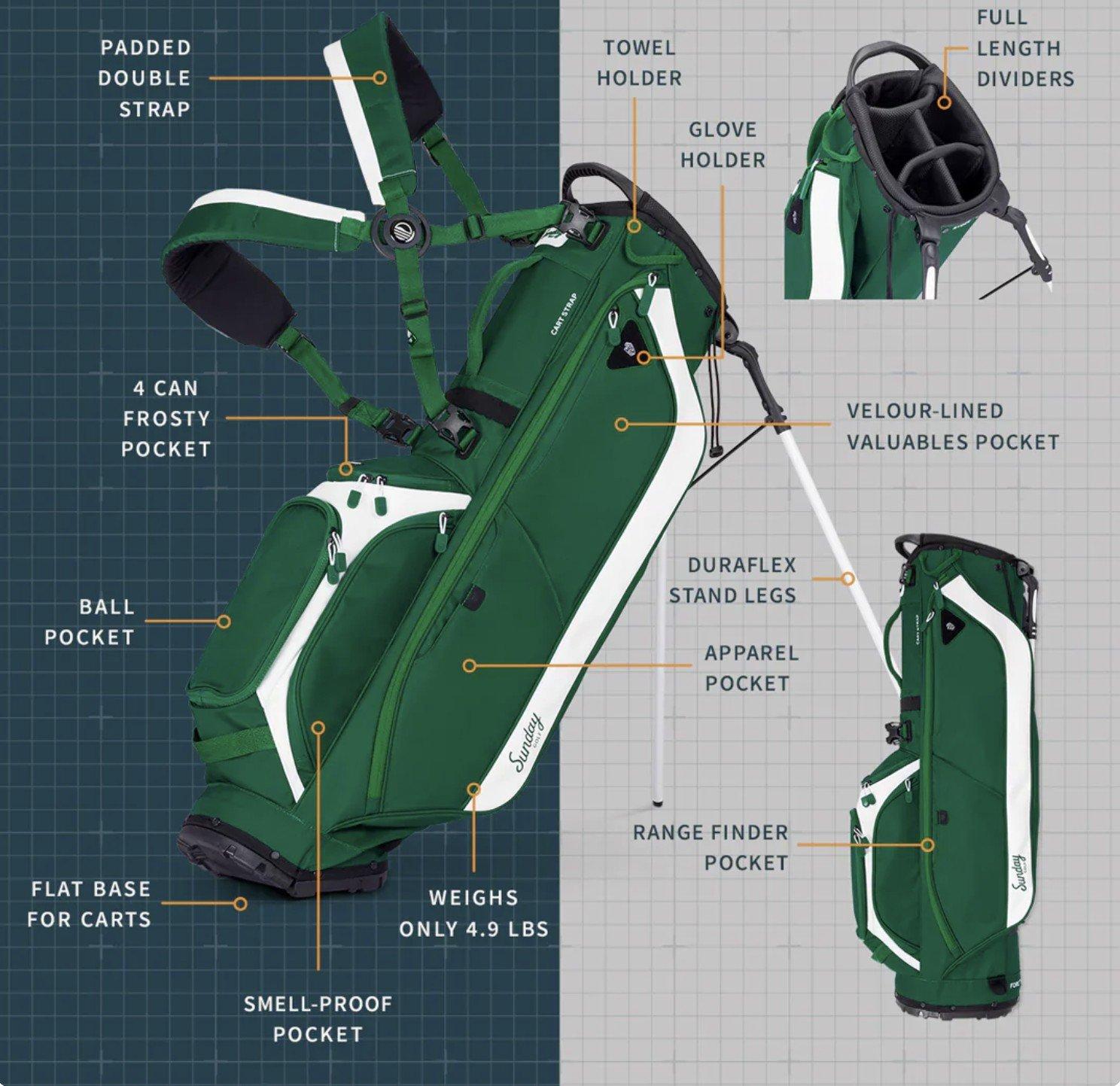 Ryder Stand Bag - 5 Way