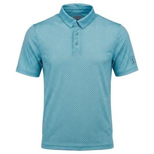 Polo &agrave; imprim&eacute; g&eacute;om&eacute;trique Essential pour hommes PGA TOUR
