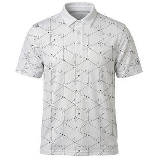 Men's Technical Golf Novelty Print Short Sleeve Polo PGA TOUR