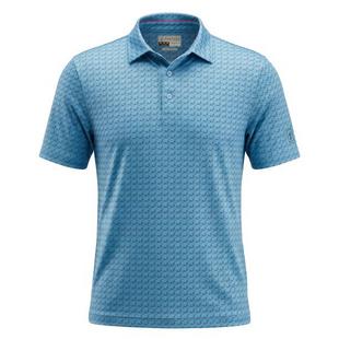 Polo &agrave; imprim&eacute; g&eacute;om&eacute;trique int&eacute;gral Cocktail pour hommes PGA TOUR