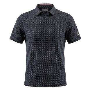 Polo &agrave; imprim&eacute; g&eacute;om&eacute;trique confetti pour hommes PGA TOUR