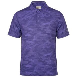 Polo &agrave; imprim&eacute; camouflage textur&eacute; pour hommes PGA TOUR