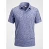 Men's Abstract Confetti Printed Short Sleeve Polo