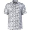 Men's All Over Ombre Cocktail Printed Short Sleeve Polo