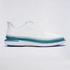 Chaussures de golf sans crampons Gallivan2r Tuxedo Stripe pour hommes - Blanc/turquoise