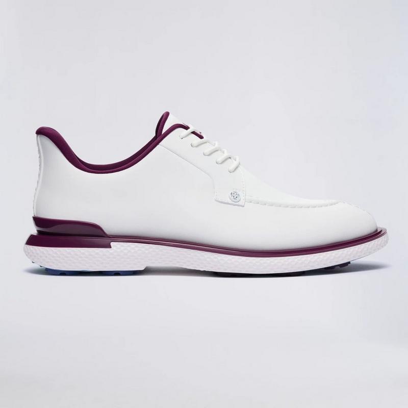 Men's Gallivan2r Split Toe Spikeless Golf Shoe - White/Maroon