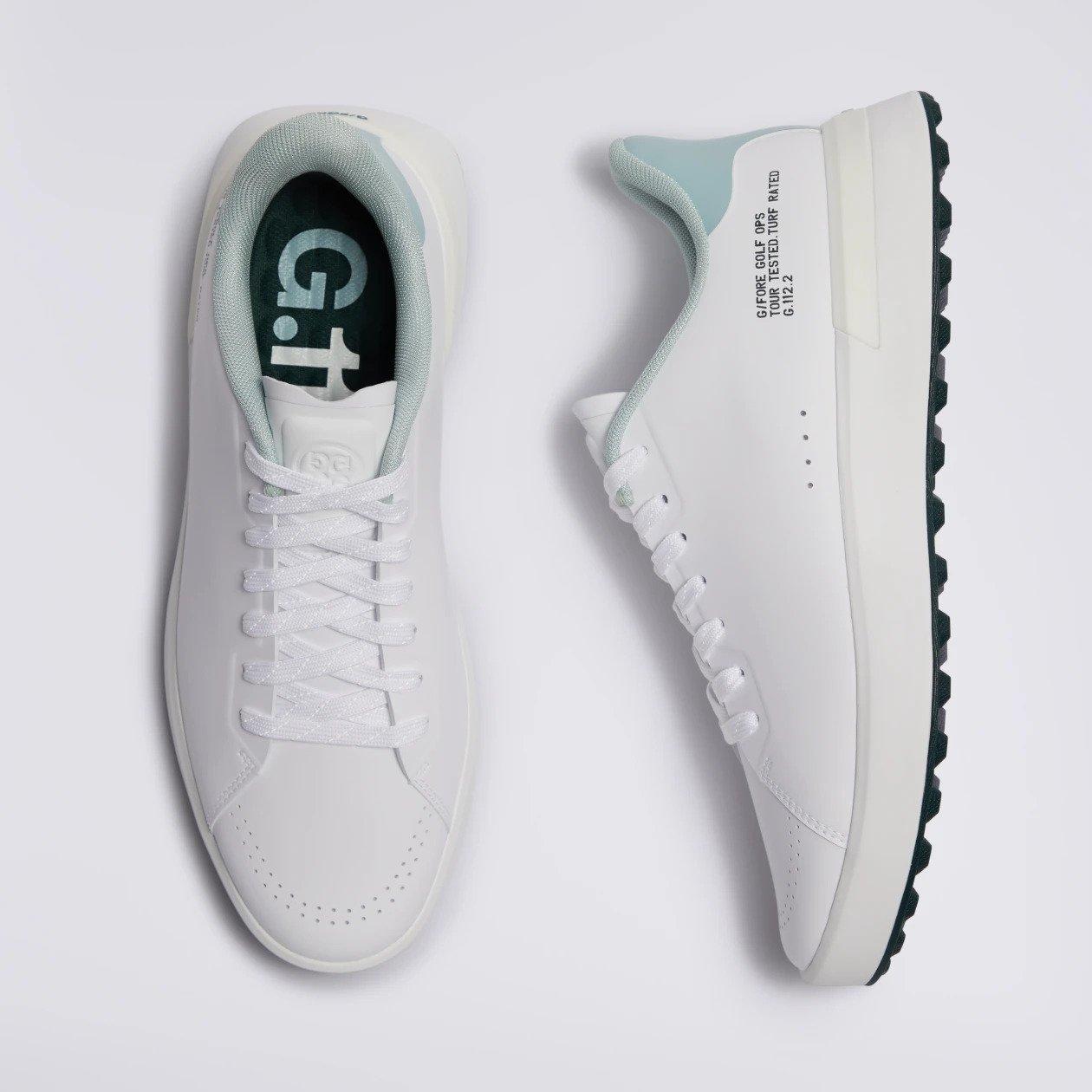 Men's G.112 Spikeless Golf Shoe - White/Teal