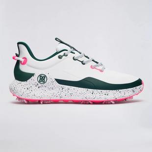 Chaussures de golf &agrave; crampons MG4+ O2 G/LOCK pour hommes - Blanc/Vert/Rose G/FORE