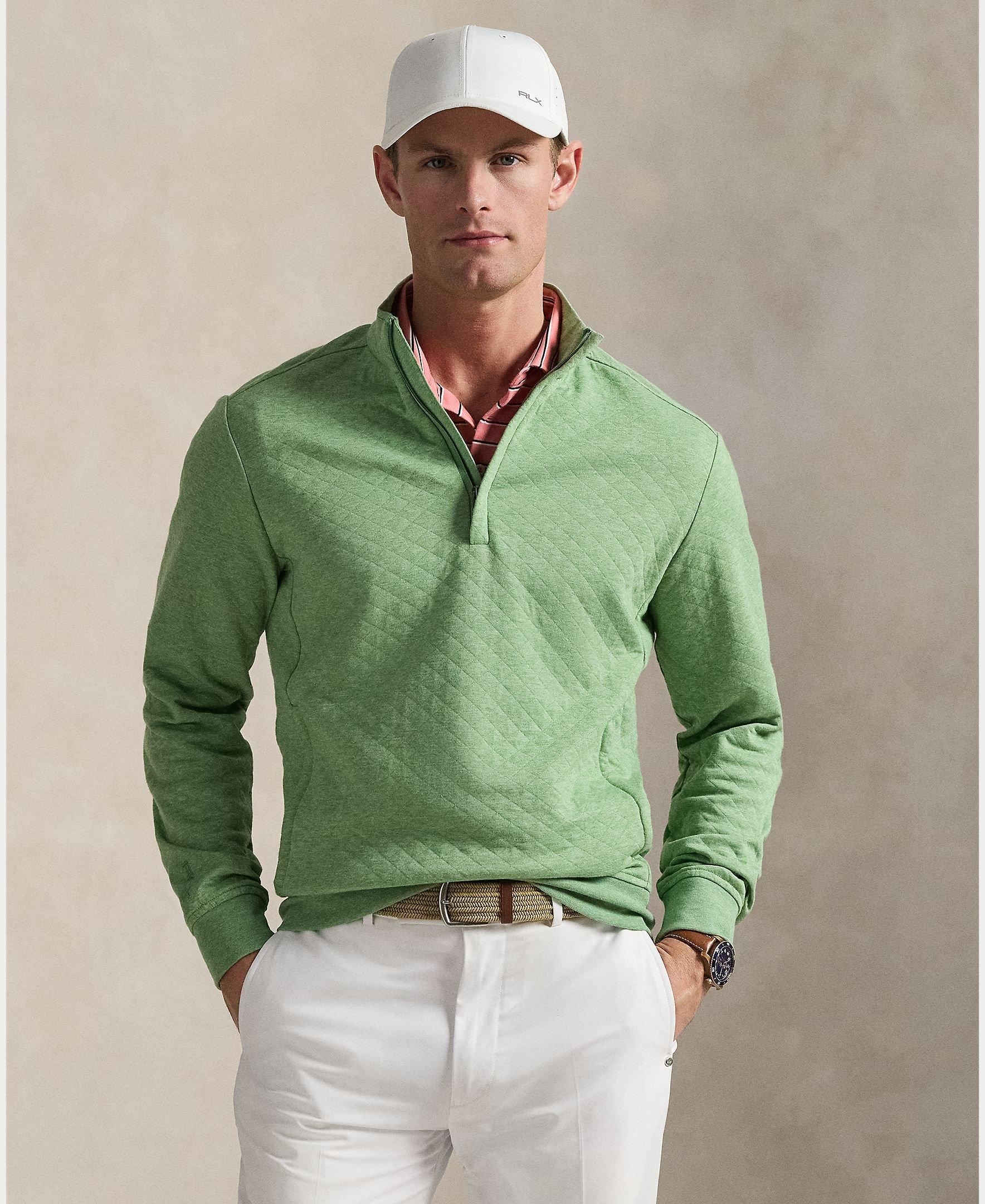 Men's Quilted 1/2 Zip Pullover
