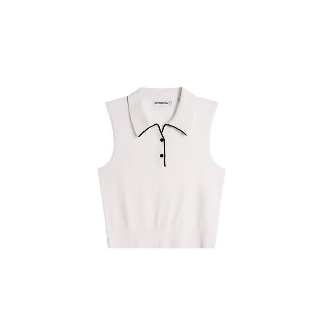 Women's 30Y Becca Knit Short Sleeve Polo J LINDEBERG