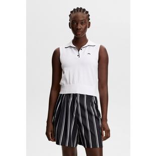 Women's 30Y Becca Knit Short Sleeve Polo J LINDEBERG