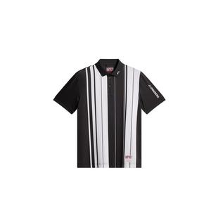 Men's 30Y Tour Tech Striped Short Sleeve Polo J LINDEBERG