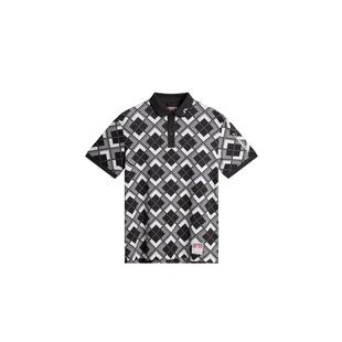 Men's 30Y Tour Tech Argyle Short Sleeve Polo J LINDEBERG