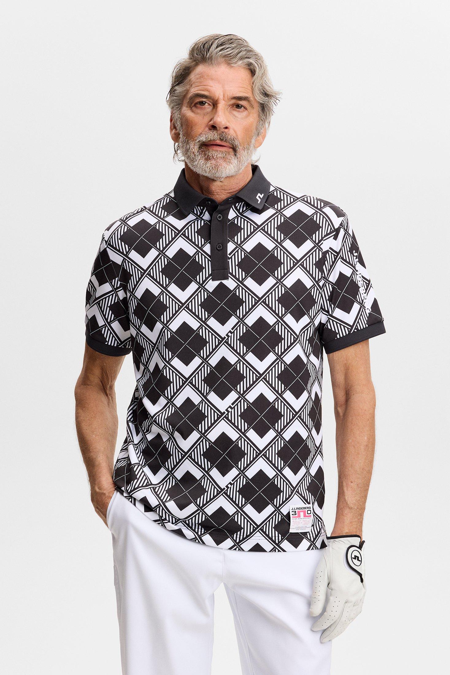 Men's 30Y Tour Tech Argyle Short Sleeve Polo