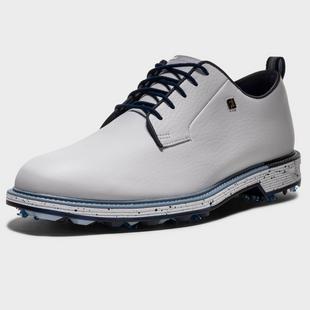 Men's Premiere Series Field Spiked Golf Shoe - White/Navy FOOTJOY