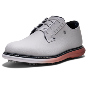 Men's Traditions Spiked Golf Shoe - White/Multi FOOTJOY