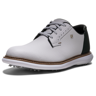 Men's Traditions Spiked Golf Shoe - White/Green FOOTJOY