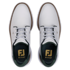 Chaussures de golf &agrave; crampons Traditions pour hommes - Blanc/vert