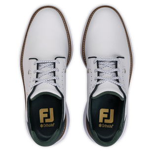 Men's Traditions Spiked Golf Shoe - White/Green FOOTJOY