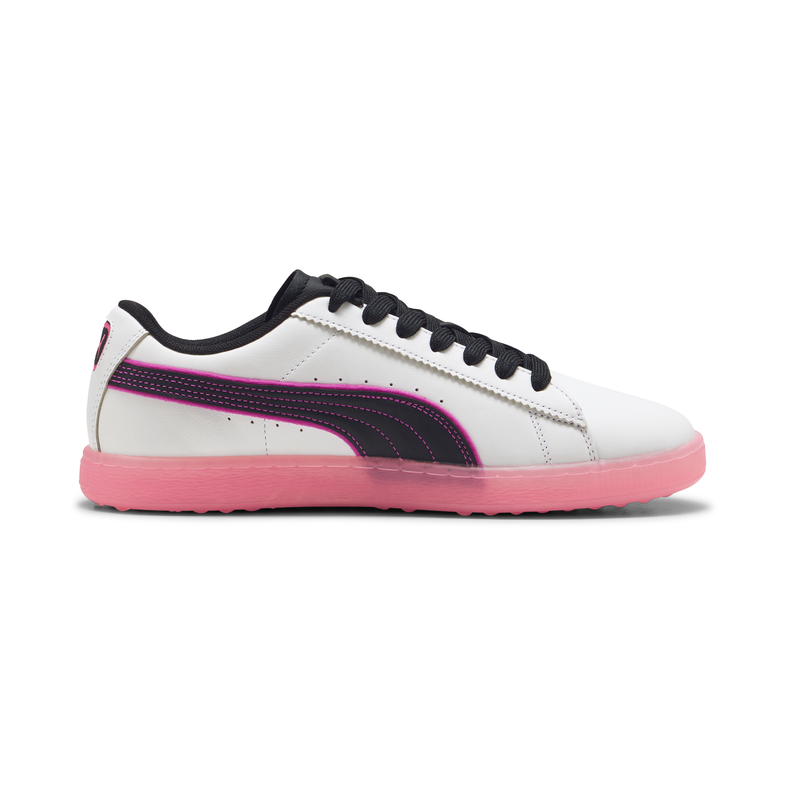 Men's PTC Suede G Spikeless Golf Shoe - White/Pink