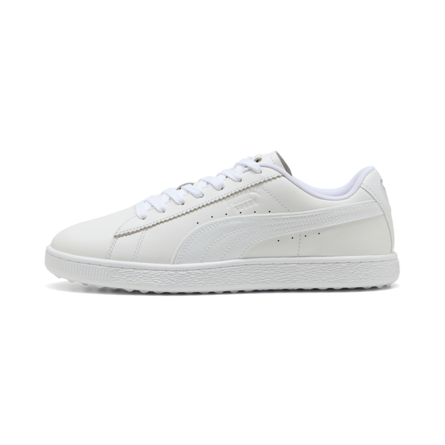 Men's Suede G Spikeless Golf Shoe - White PUMA