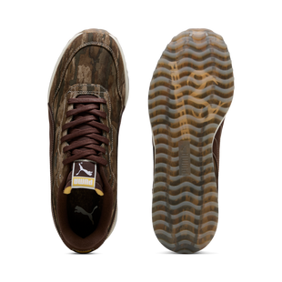 Men's RealTree Helsinki G Spikeless Golf Shoe - Brown/Camo PUMA