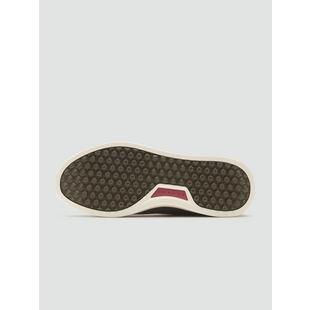Men's Osprey Suede Spikeless Golf Shoe - Olive SUN DAY RED