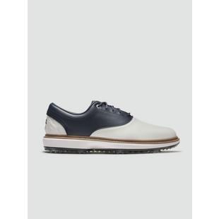 Chaussures de golf &agrave; crampons Pioneer Cypress pour hommes - Blanc/bleu marin SUN DAY RED