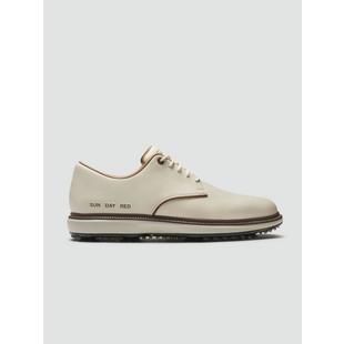 Men's Pioneer Willow Spiked Golf Shoe - Tan SUN DAY RED