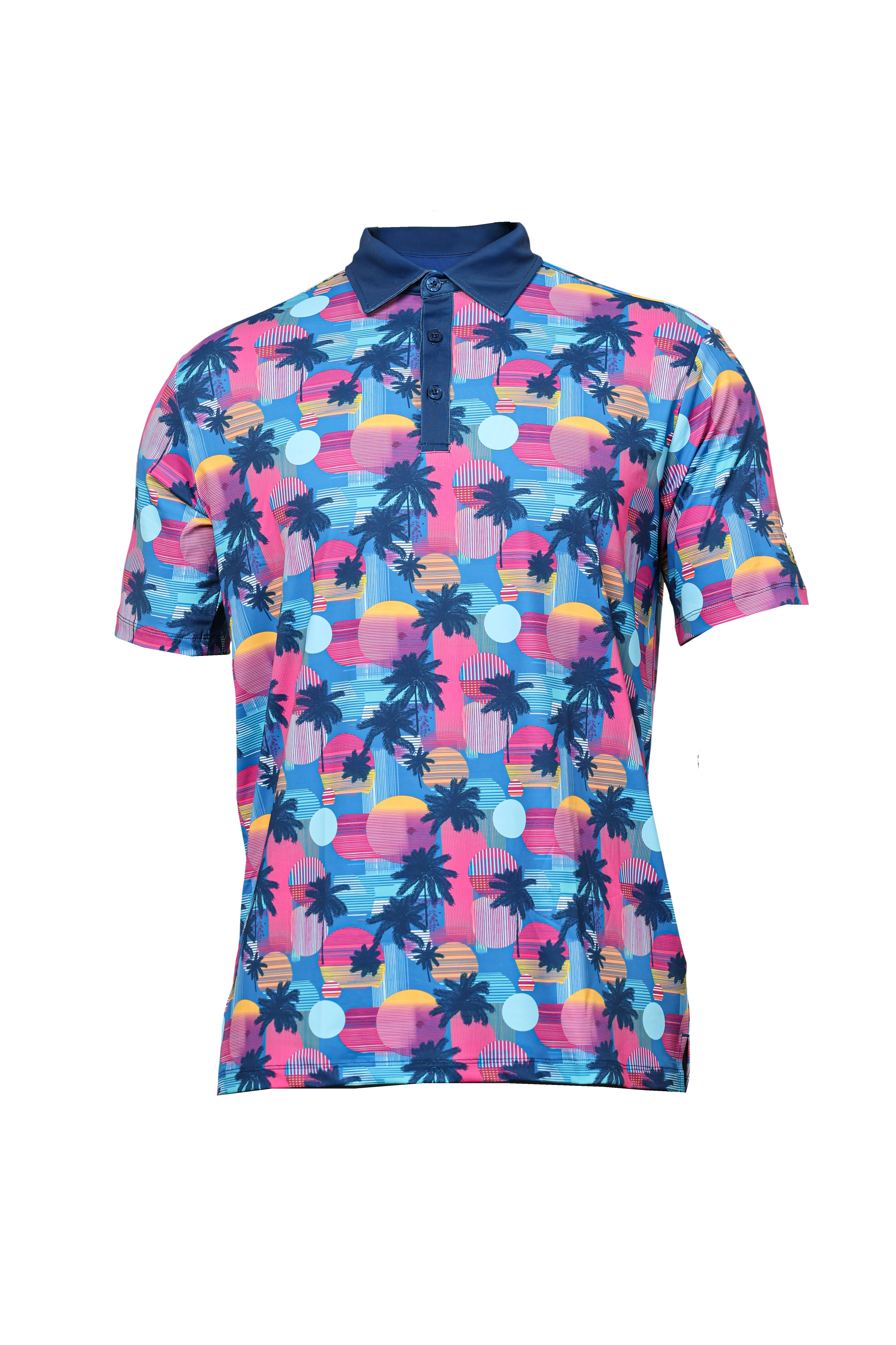 Men's Miami Nights Short Sleeve Polo