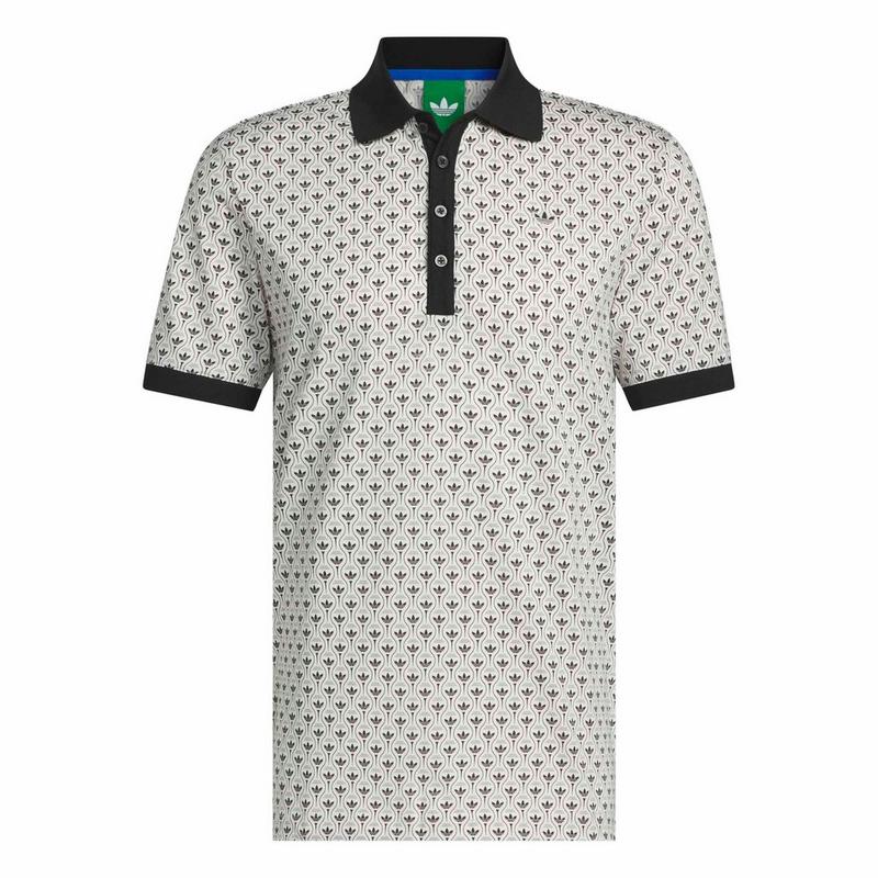 Men's Originals All Over Trefoil Short Sleeve Polo