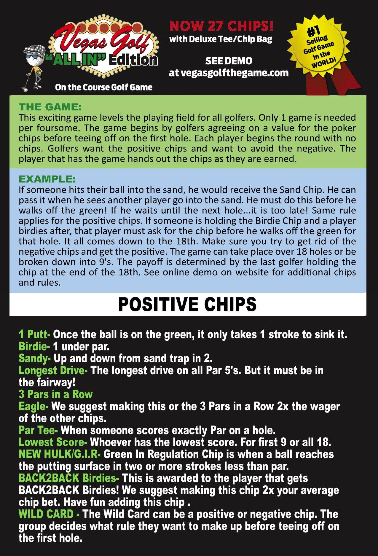 All-In On the Course Golf Game 27-Piece Edition