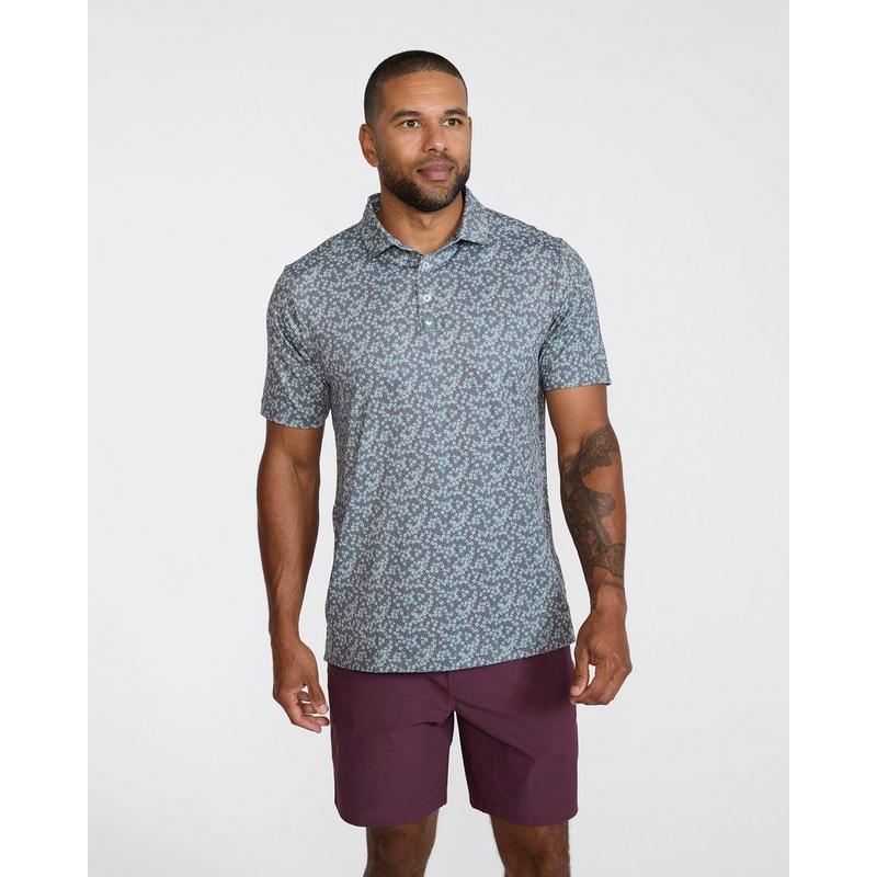 Men's Disty Down Short Sleeve Polo