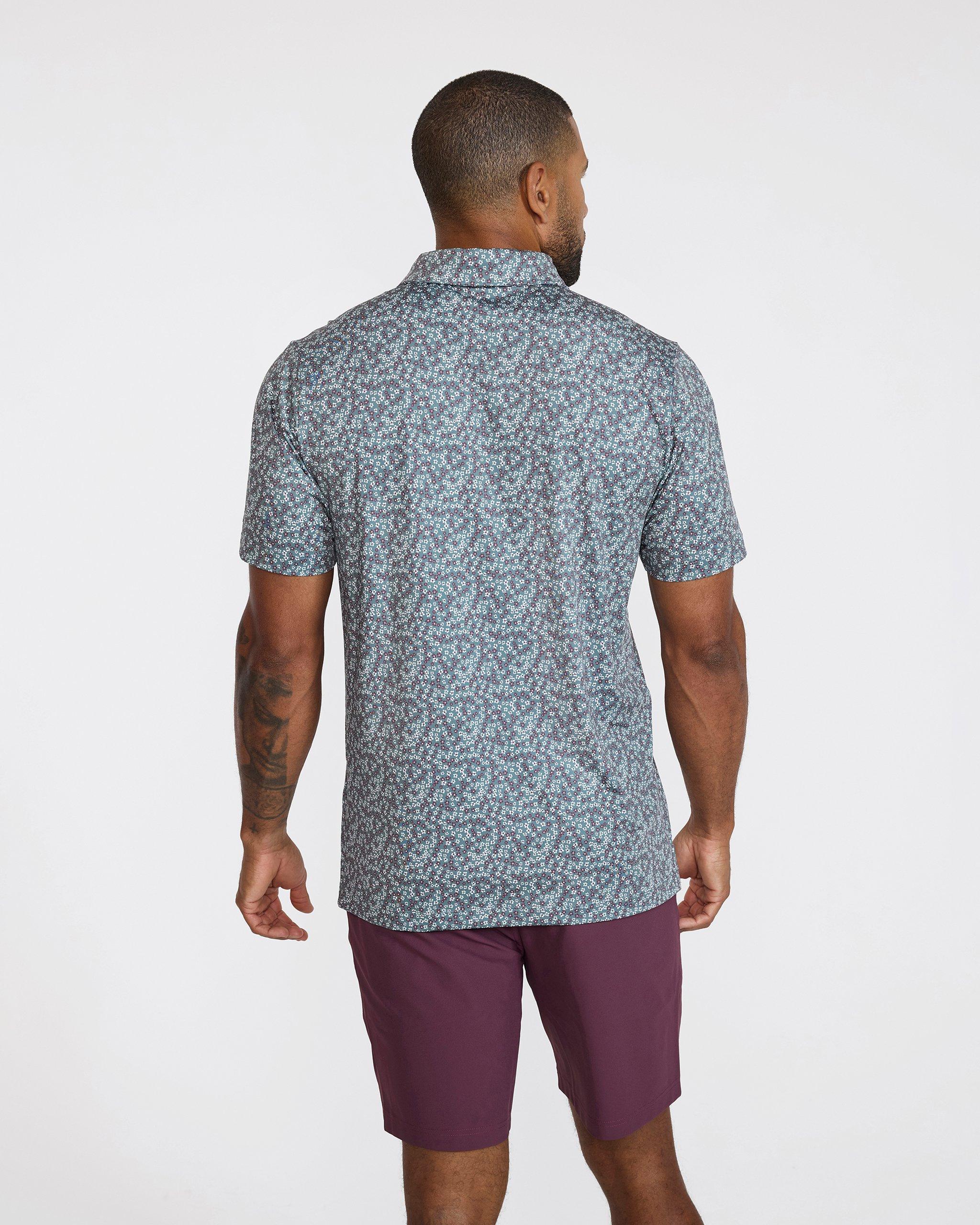 Men's Disty Down Short Sleeve Polo