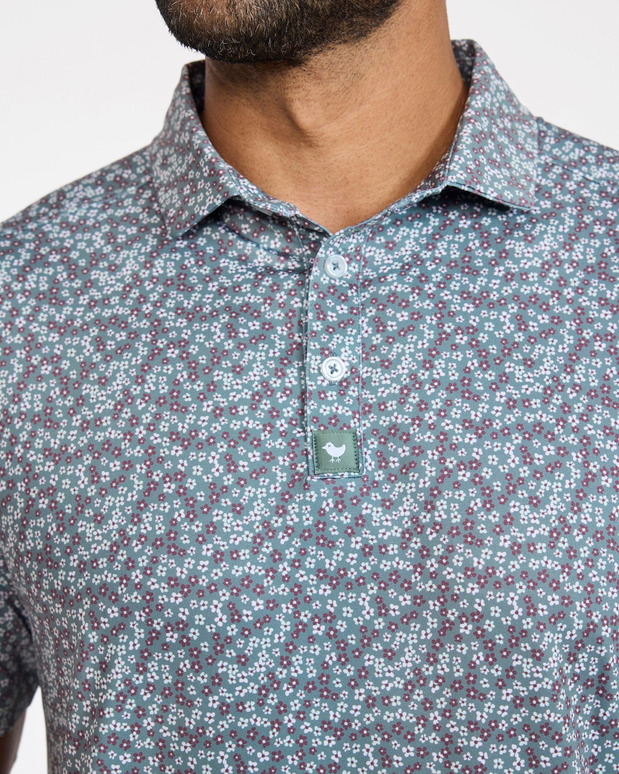 Men's Disty Down Short Sleeve Polo