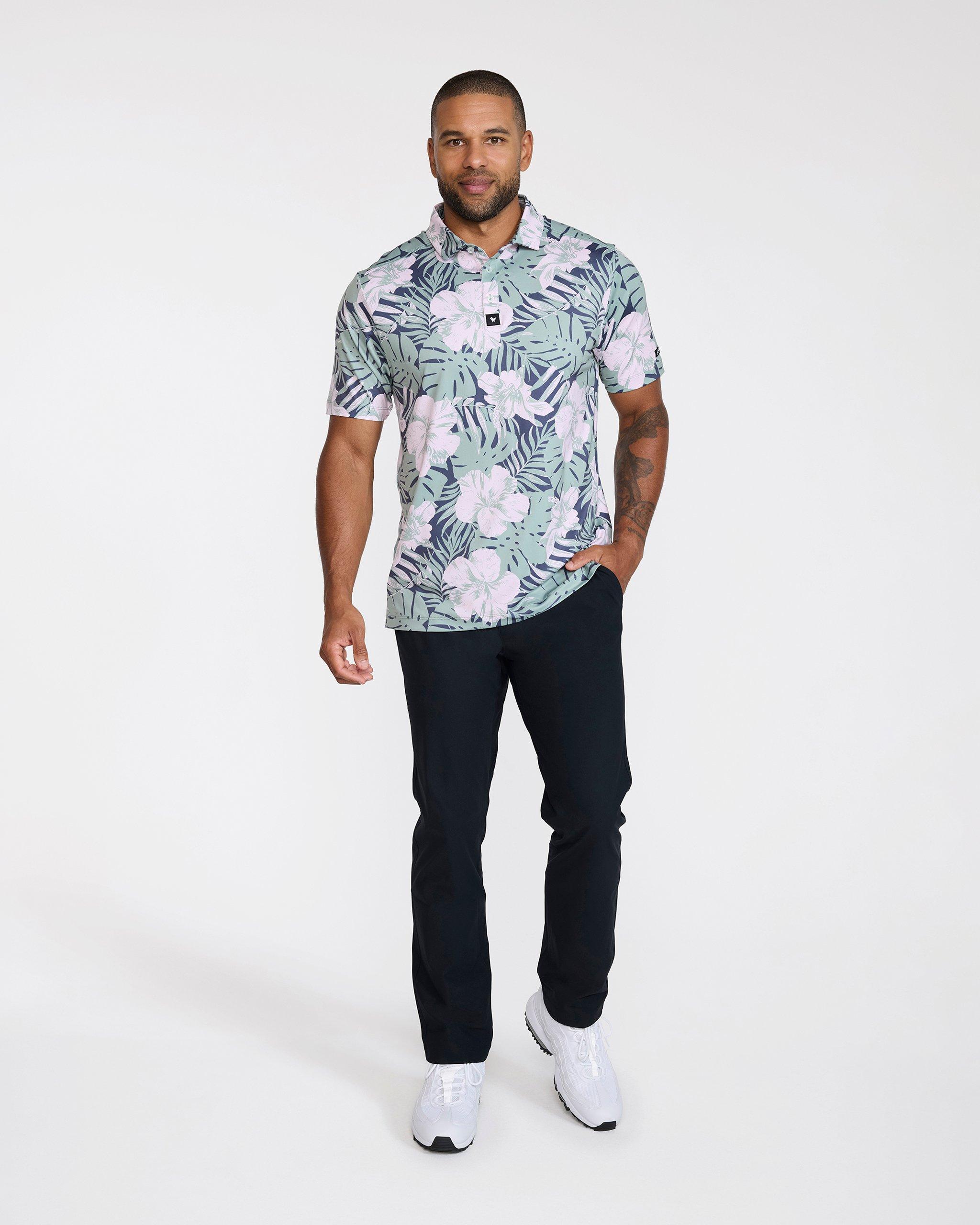 Men's Don't Touch the Flowers Short Sleeve Polo