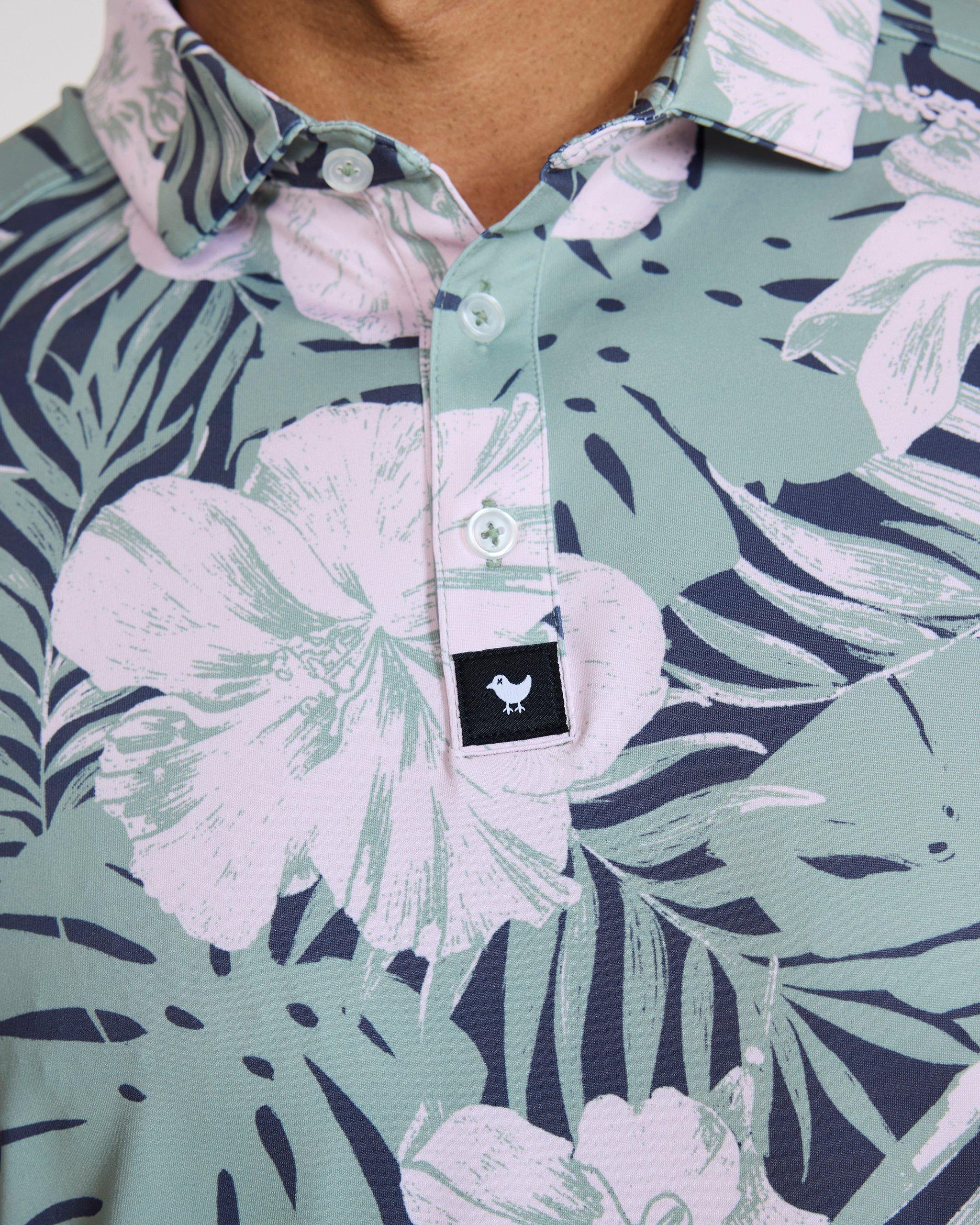Men's Don't Touch the Flowers Short Sleeve Polo