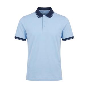 Men's Checker Rib Tech Pique Short Sleeve Polo BEN SHERMAN