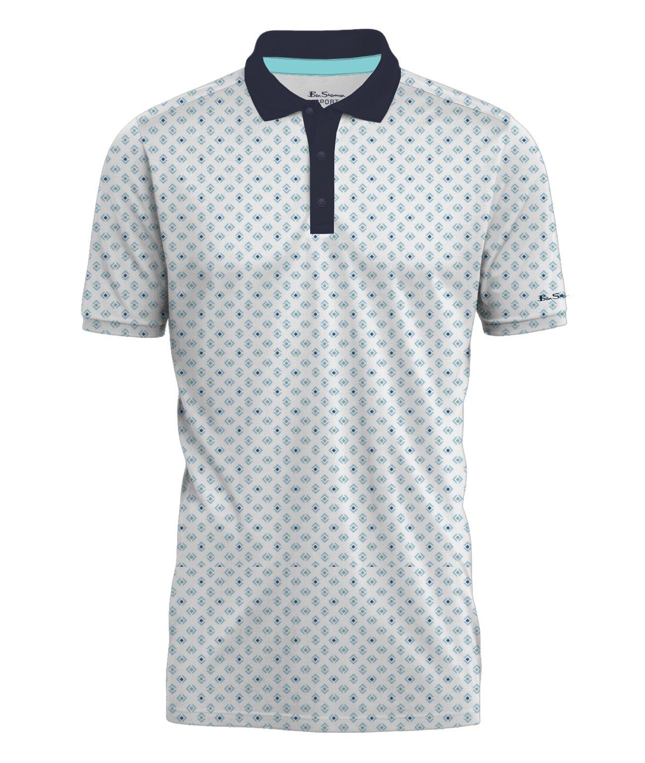 Men's Micro Geo Tech Jersey Short Sleeve Polo