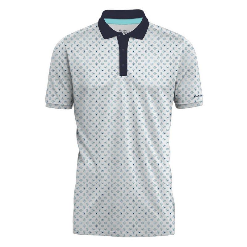 Men's Micro Geo Tech Jersey Short Sleeve Polo