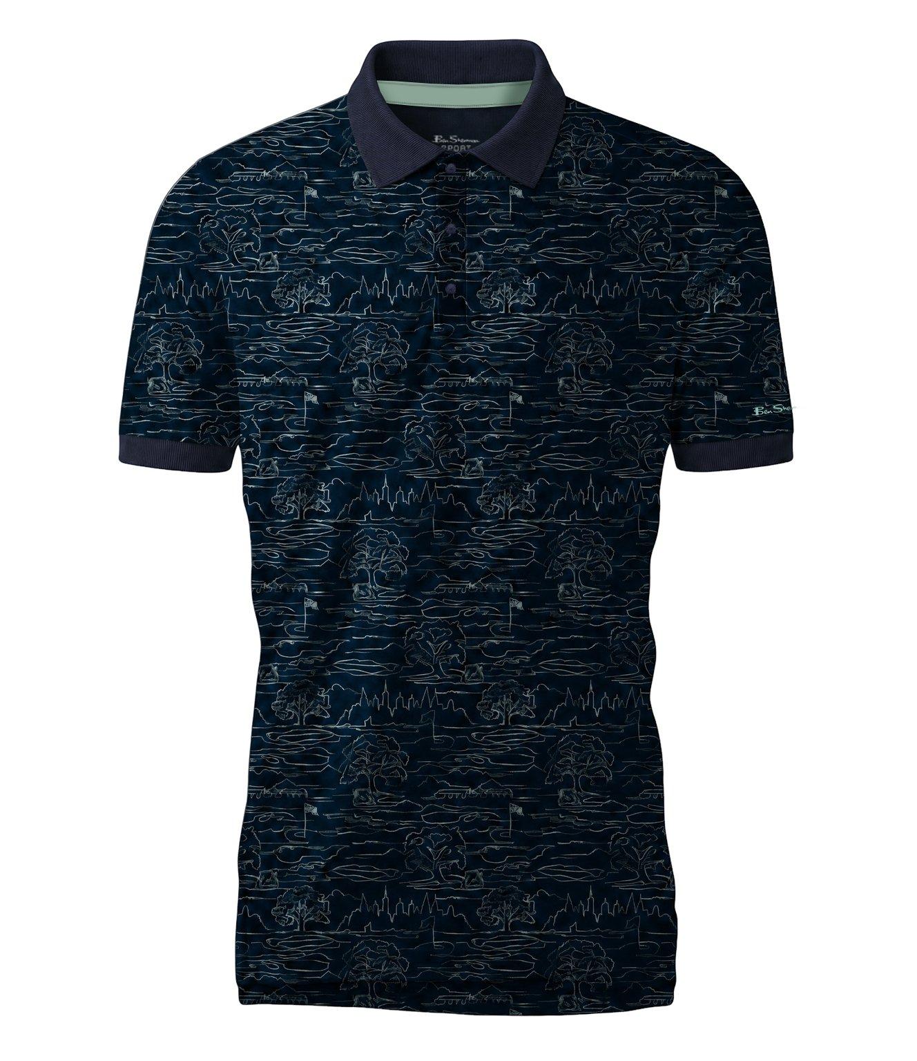 Men's Landscape Tech Jersey Short Sleeve Polo